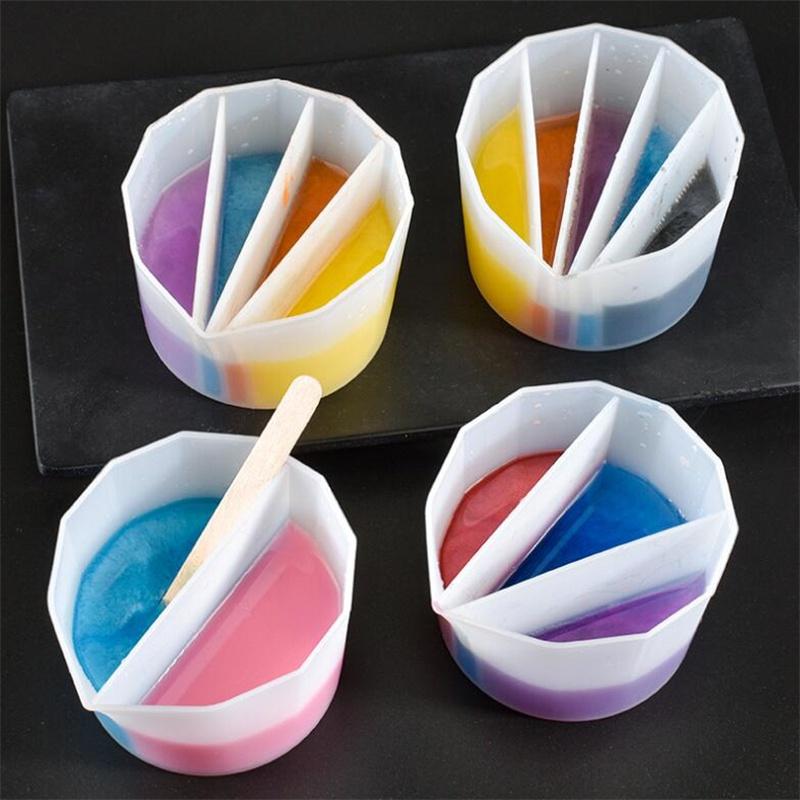 Silicone Epoxy Resin Mixing Cups Distribution Measuring Cup DIY Epoxy Resin Tools Jewelry Making Craft
