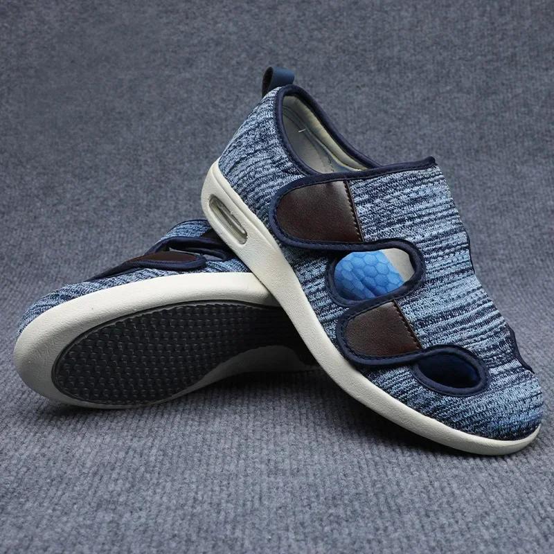  Mom Dad Shoes Casual Sandals Orthopedics Wide Feet Swollen Shoe Thumb Eversion Adjusting Soft Comfortable Diabetic Shoes