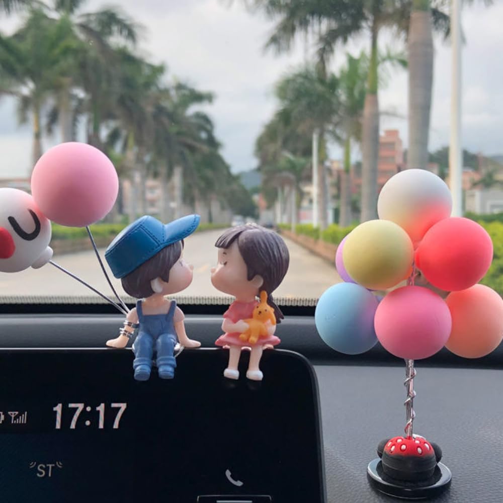 Itisyou Car Decoration, Car Decoration, Interior Accessories, Cute, Couples, Balloons, Resin, Birthday, Car Accessories, Car Accessories