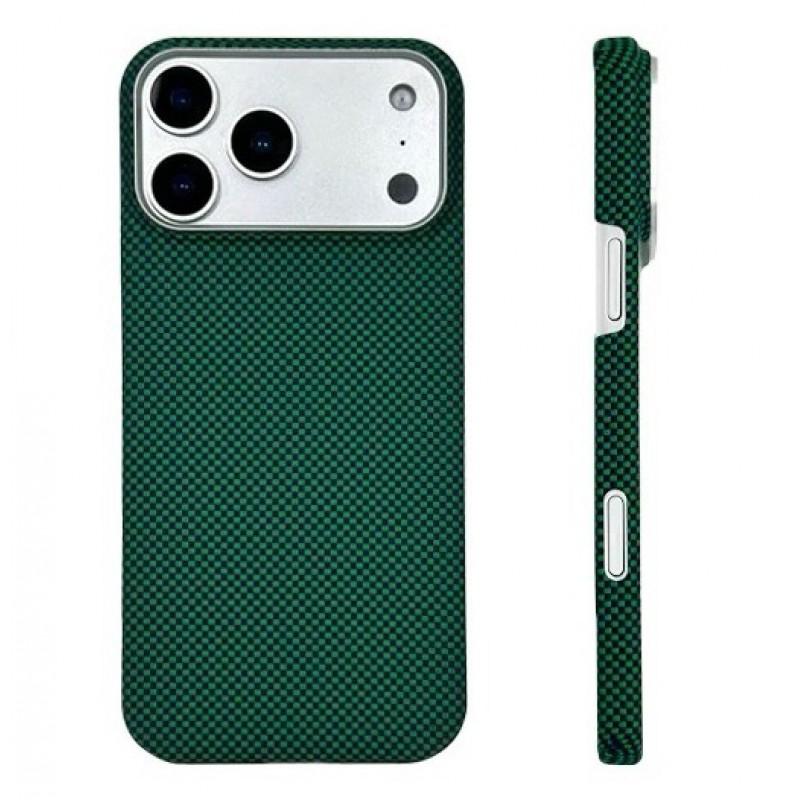 Case IPhone 17/16/15 Pro Max Kevlar Aramid Fiber Shockproof Magnetic Full Protection Cover