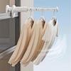 Travel Telescopic Clothes Rack Portable Clothes Hanger Multifunctional Storage Home Trip Antislip Clothing Drying Rack Tool
