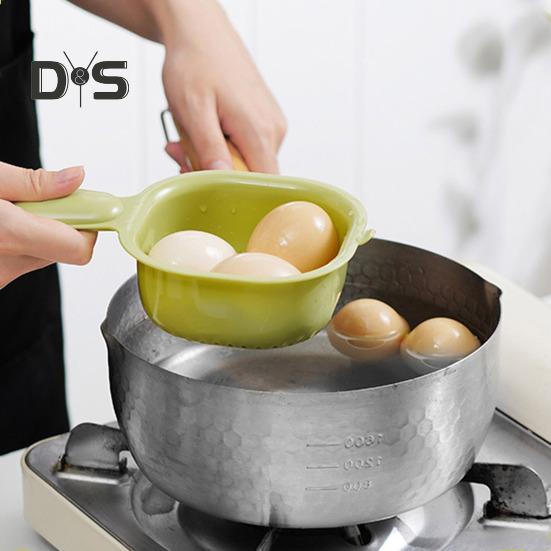 Drain Basket Colander Fruits Vegetables Strainer Dual-Layer Design Food-Grade BPA Free Kitchen Draining Basket with Handle