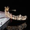 Women's Daily Large Tiara Self-Wedding Bridal Hair Crown
