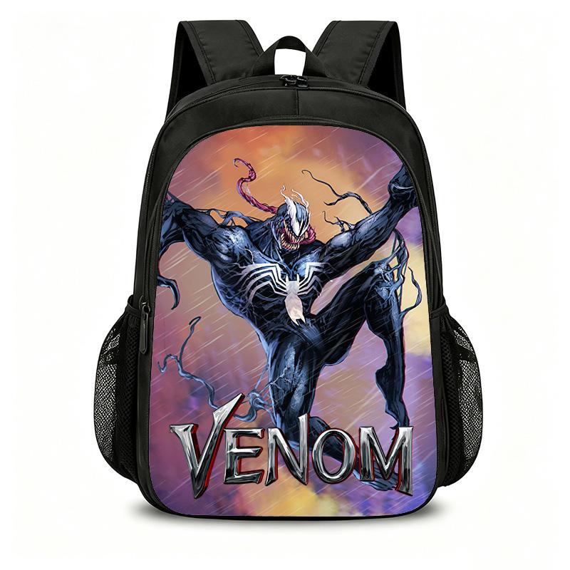 Venom School Double Layered Backpack Fashion Schoolbag Backpack Kids Gift Practical Multifunctional