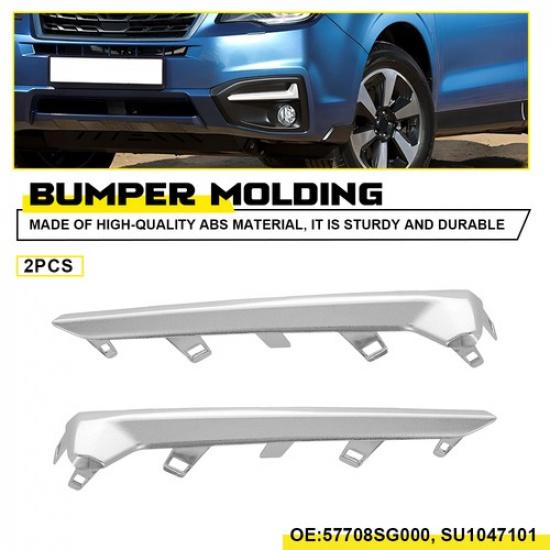 LEFT+RIGHT Side Fog Light Molding Trim For 2017-2018 Subaru Forester 57708SG000