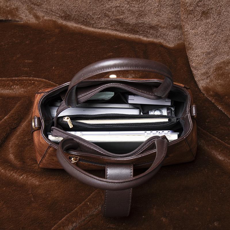 2025 Vintage Shoulder Crossbody Bags for Women Splicing Literary Embossed Handbag For Ladies Gift Purse PU Leather Women Bags