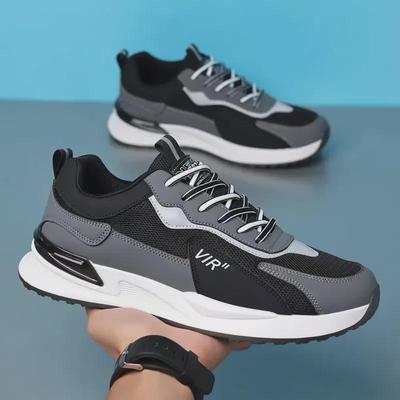 Men's 2024 Trendy Non-Slip Mesh Running Shoes - Wear-Resistant, All-Match Spring Style