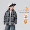YOUYOUTONGHUA Boys' Hooded Thick Winter Cotton Jacket