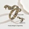 Punk Snake Bendable Choker Adjustable Y-Shaped Metal Snake Wrap Necklace Personality Jewelry Accessory