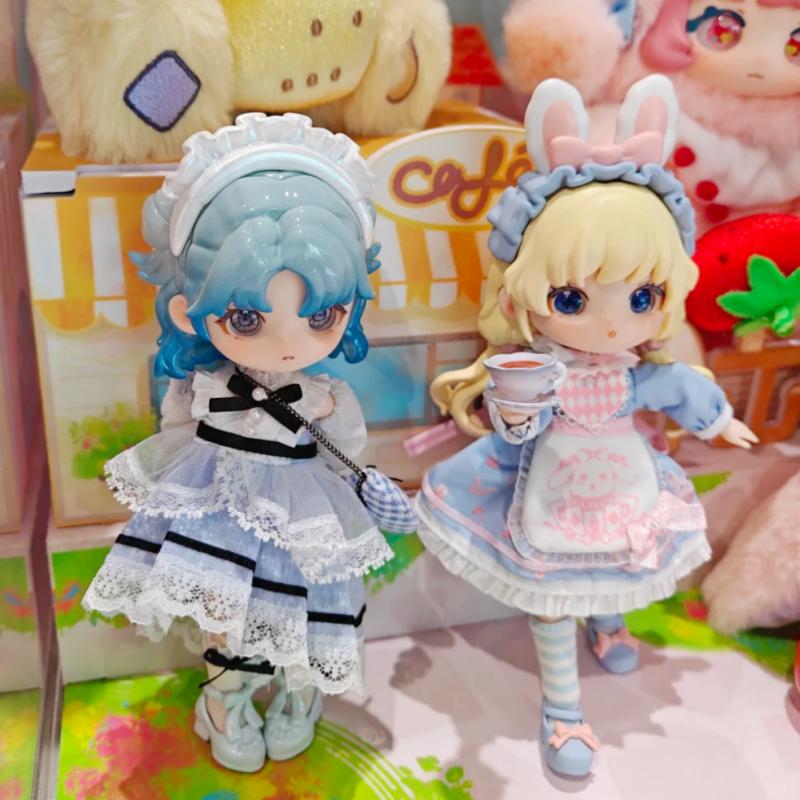 Genuine Lilolo Collectible Figure Toy Serie Cute Kawaii Anime Figure Dolls Cute Trendy Style Girl Surprise Gift