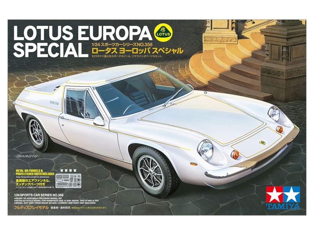 Tamiya Řada sportovních vozů Lotus Europe Special Plastic Model 24358 1/24 No.358