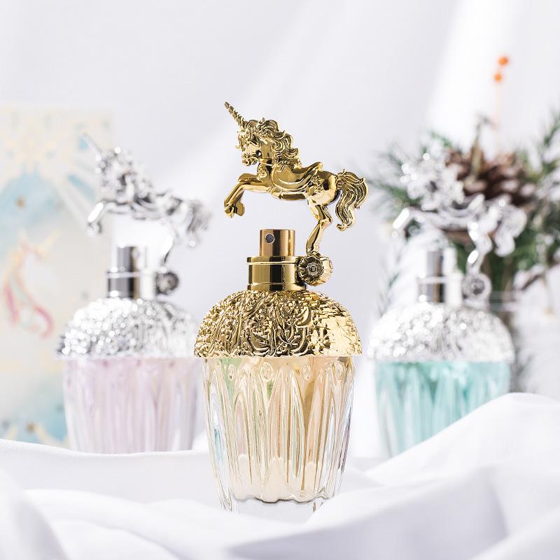Unicorn Gold Foil Sand Perfume for Men & Women - Long-Lasting Light Fragrance, TikTok Favorite, Vietnamese.
