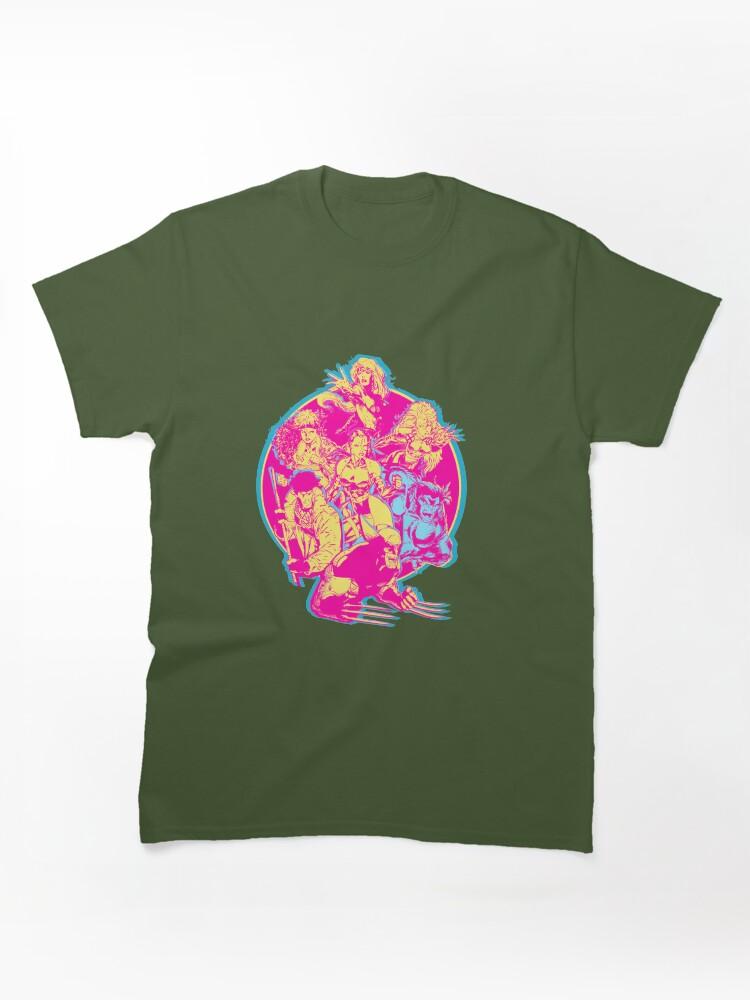 Wolverine and the X Men 90’s Retro Jim Lee X-Men Group Classic Unisex T-Shirt