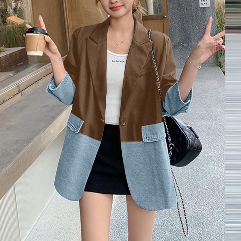 ZANZEA Cárdigan Blazer Casual de Manga Larga con Solapa de Pico para Mujer