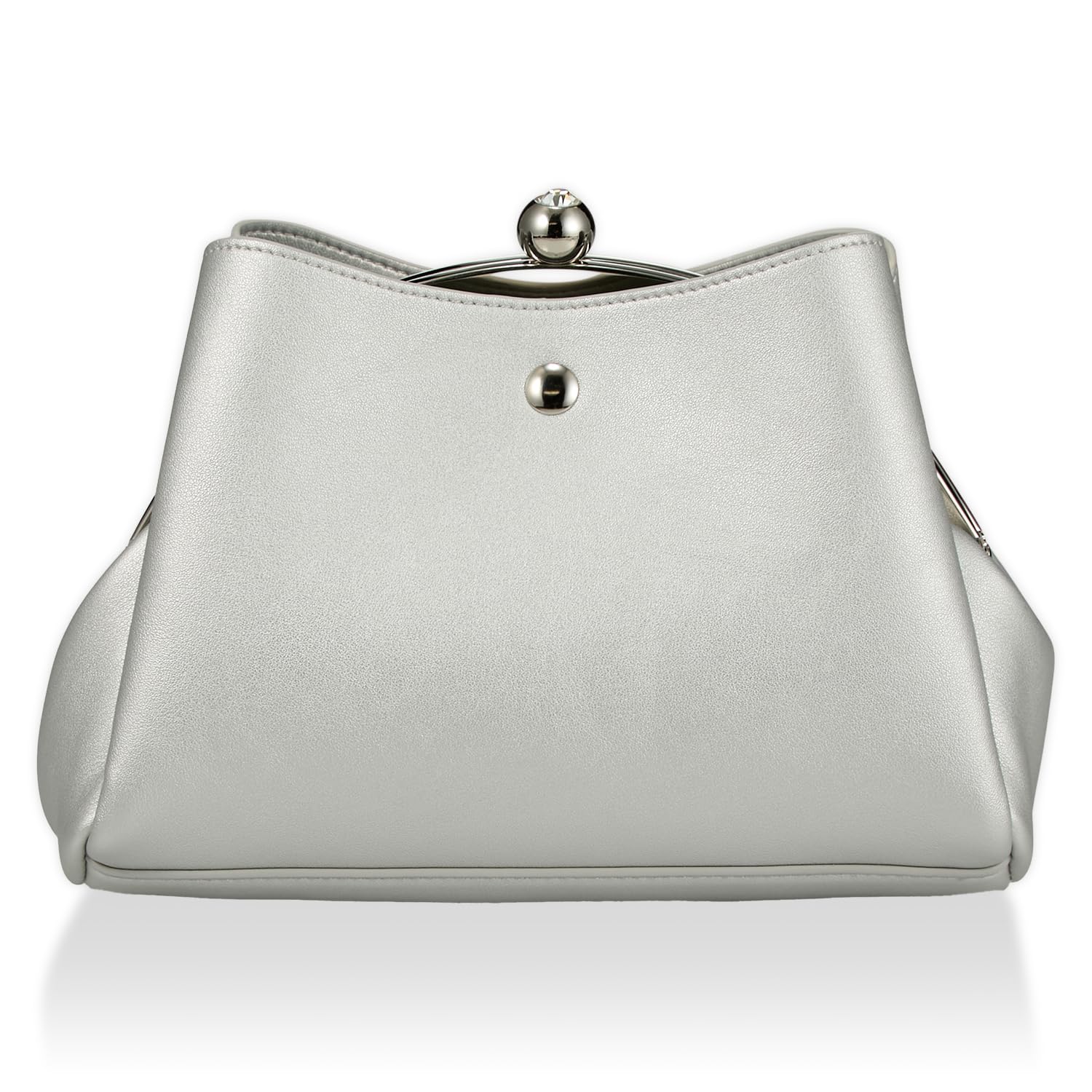 

Party Double Pocket Clasp Party Bag for Silver [Cuko] Bag, Women, 2413113008, (906)