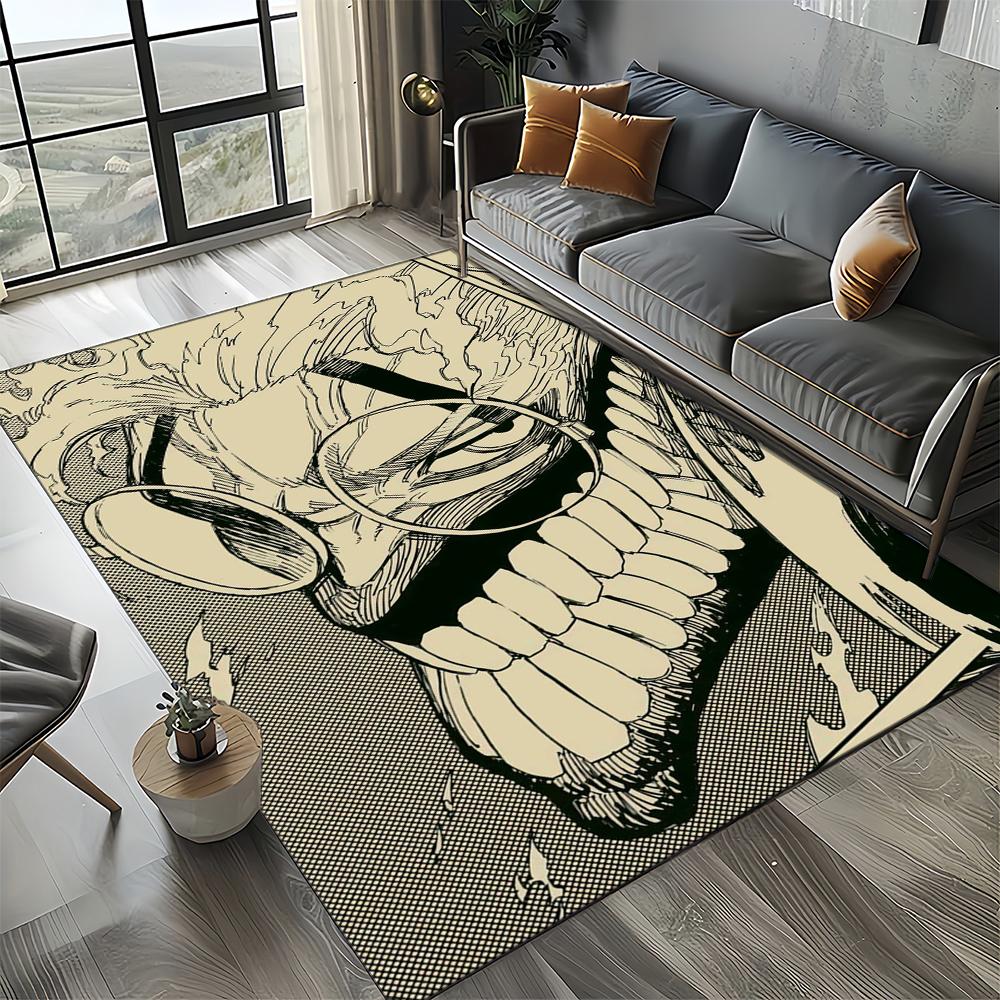 3D DAN DA DAN Anime Cartoon Teppich für Wohnzimmer Schlafzimmer Zuhause Sofa Dekoration, Kinder Spiel Rutschfeste Bodenmatte Geschenk