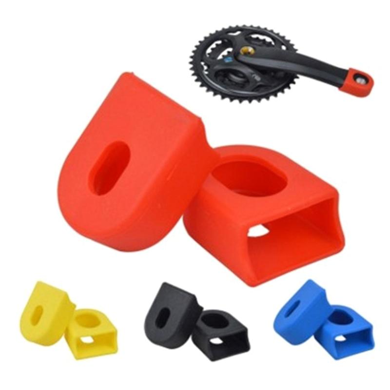 Silicone Crank Cover Bicycles Crank Cover Protectors Bicycles Crank Arm Sleeve Cover Protective Case Crank Arm Cover