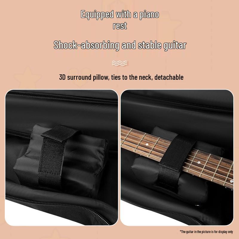 Akusticus Folk Guitar Gig Bag: Cute Personality Backpack for 40/41/36 Inch Guitars