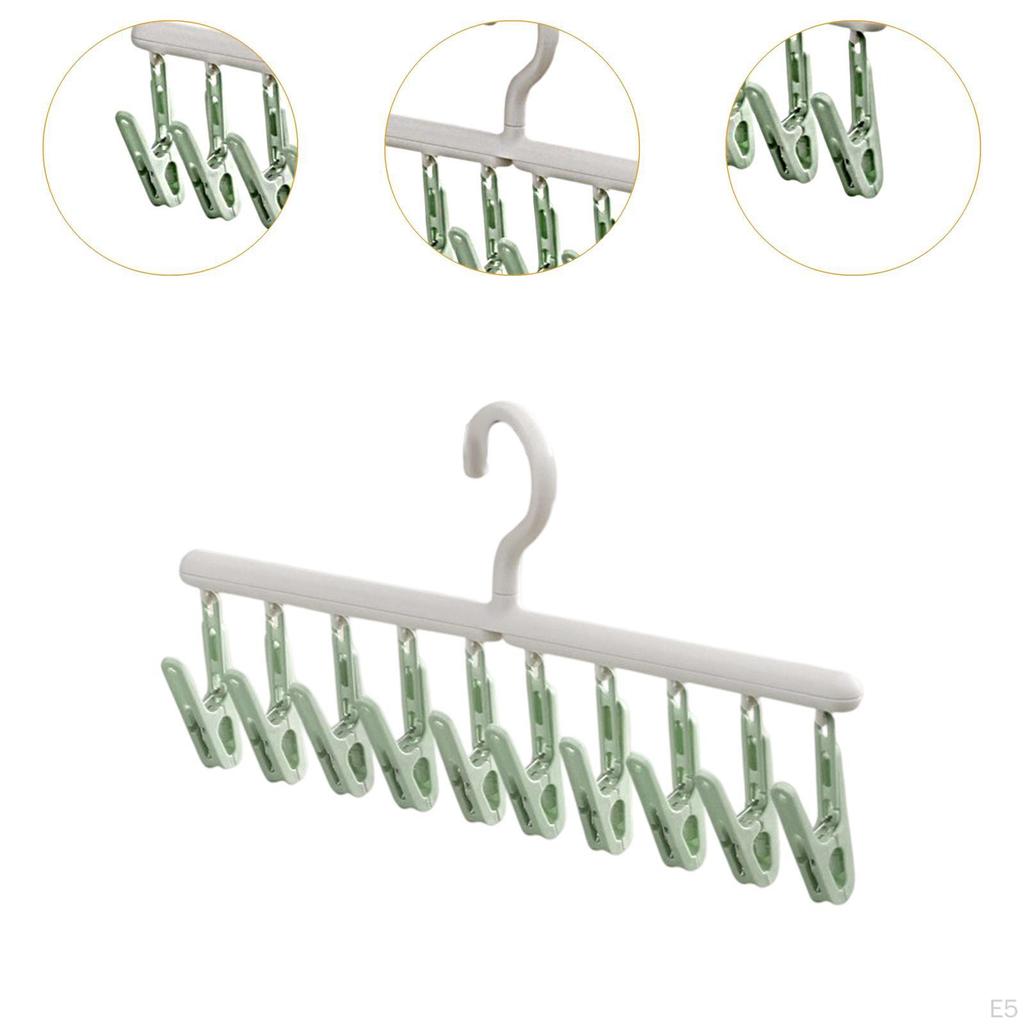 Clothes Drying Rack with Clips for Socks And Underwear Hanger