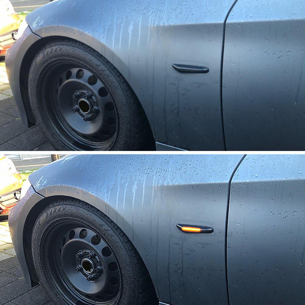 Sequential Flashing LED Turn Signal Side Marker Light for BMW E60 E61 E90 E91 E87 E81 E83 E84 E88 E92 E93 E82 E46 1 3 5 Series