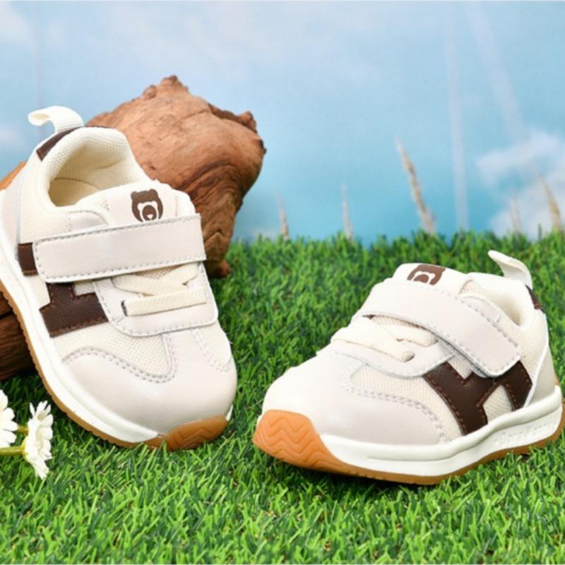 Spring Autumn Unisex Toddler Board Walking Sneakers Soft Sole Infant Shoes for 0-2 Years Old Baby Boys Girls