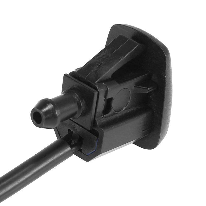 2PCS Automobile Front Hood Nozzle Windshield Nozzle Parts Accessories For BMW 61667046060