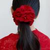 FANTASTIC PLANET double lace scrunchie (RED)