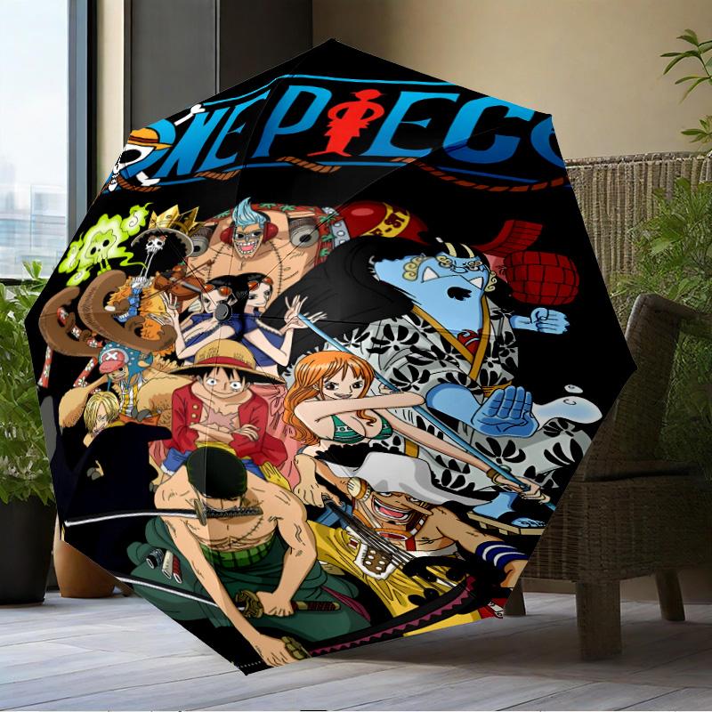 pirate Adventure Umbrella Folding umbrella, automatic umbrella 8-Frame for Travel, camping Use Gift for Halloween Christmas
