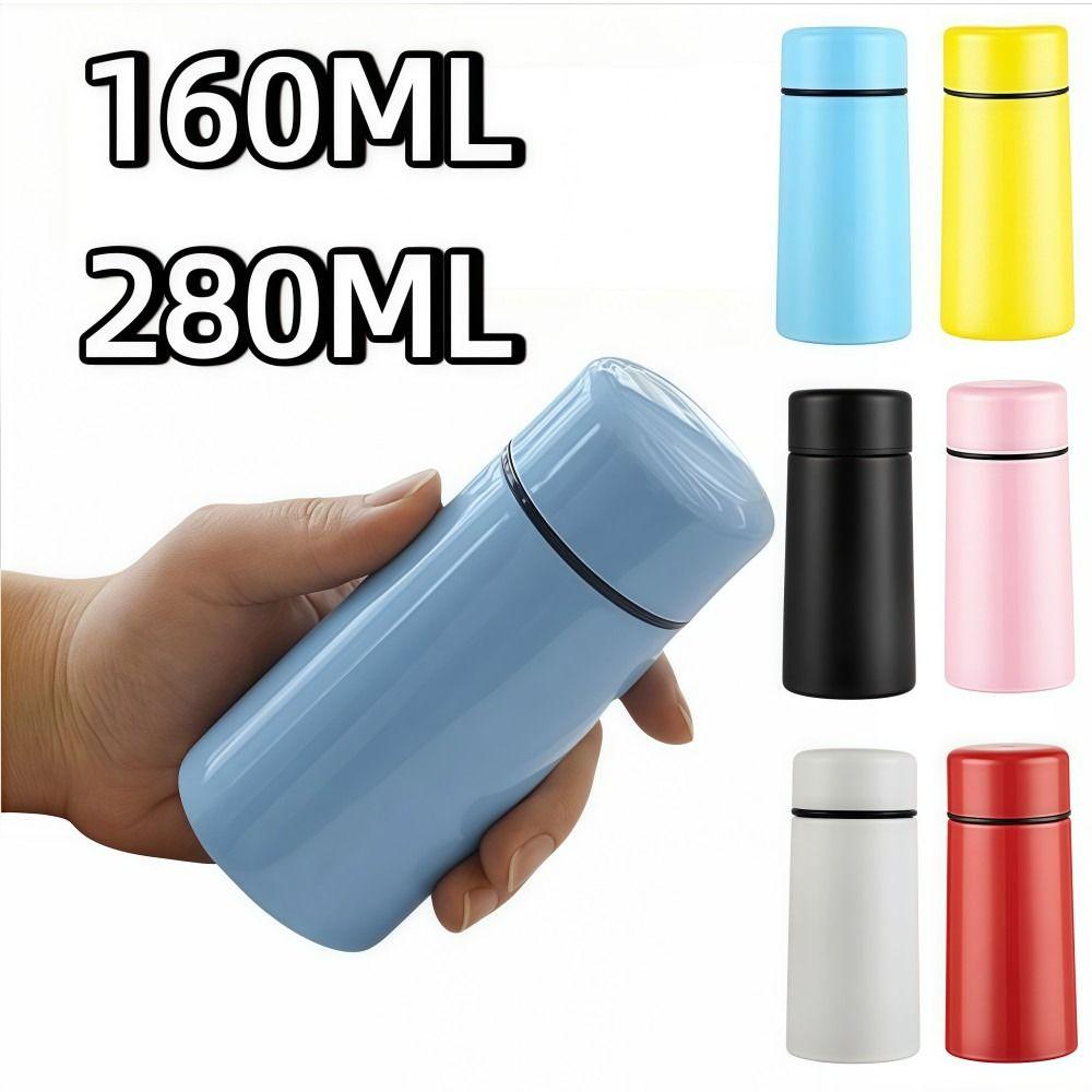 Mini Thermos Cup 160ml Capacity Stainless Steel Pocket Thermos Portable Compact Design Water Cup For Going Out Traveling