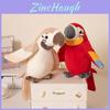 Plush Realistic Parrot Toy Stuffed Doll With Talking Voice Interactive Recording