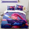 3pcs KPop Demon Hunters MIRA2 Design Cover Set - HD Printed Bedding with 1 Cover and 2 Pillowcases - Perfect for Home and Dorm Decor