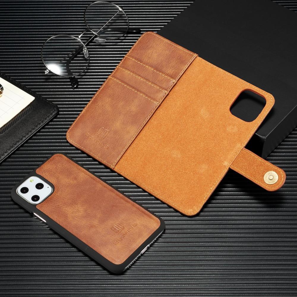 Magnetic 2 In 1 Removable Wallet Flip Case For iPhone15 14 Plus 12 11 13 Pro MAX XR XS Case Luxury Detachable Leather Back Cover