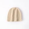 100%Cashmere Women'S Jacquard Curly Knit Hat Thickened Twisted Steamed Rolls Heap Hat Winter Ear Protection Cold Baotou Hat