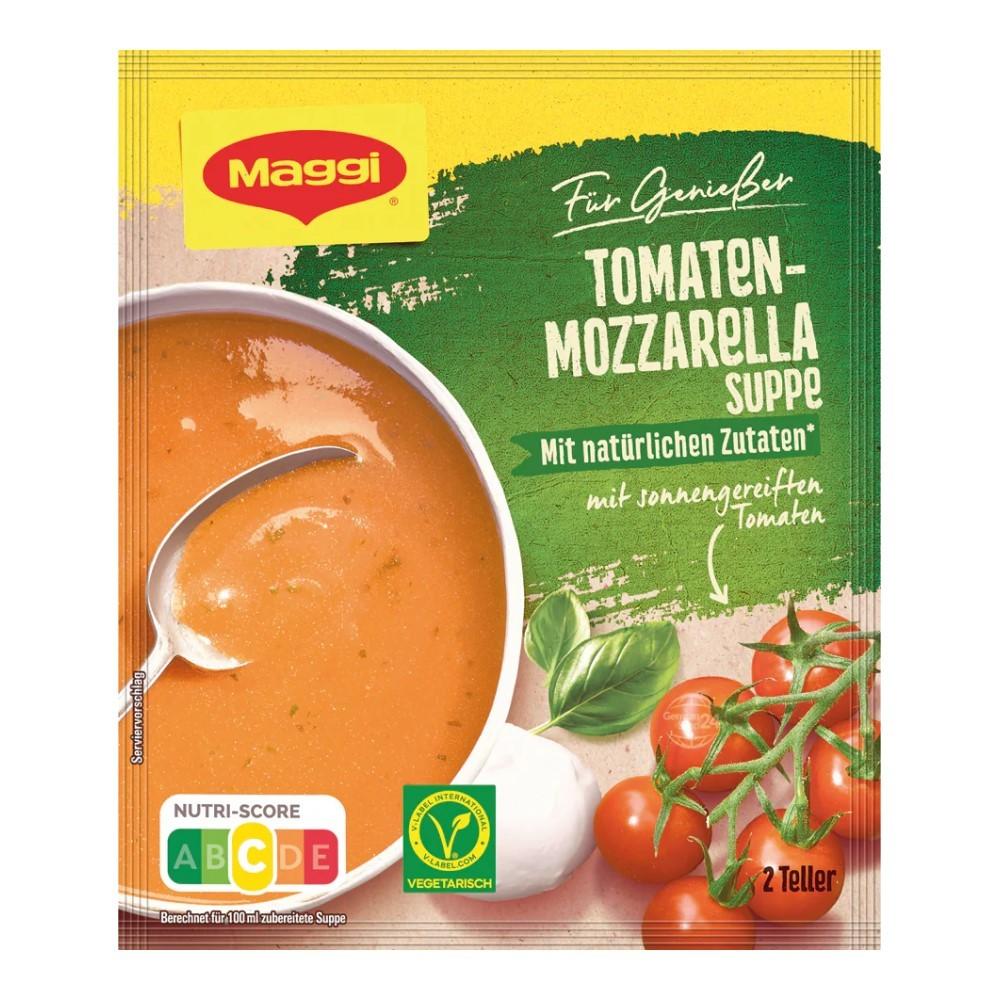 Deutscher Maggi Tomate Mozzarella Suppe Mit Kochsauce (2 Portionen, 500 ml)