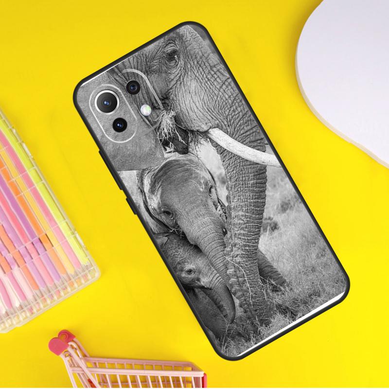 Elephant Animal Cover For Xiaomi 14 Ultra 13 11T 12T 13T 14T Pro POCO X6 X7 Pro X3 X5 F3 F5 F6 M6 Pro Case