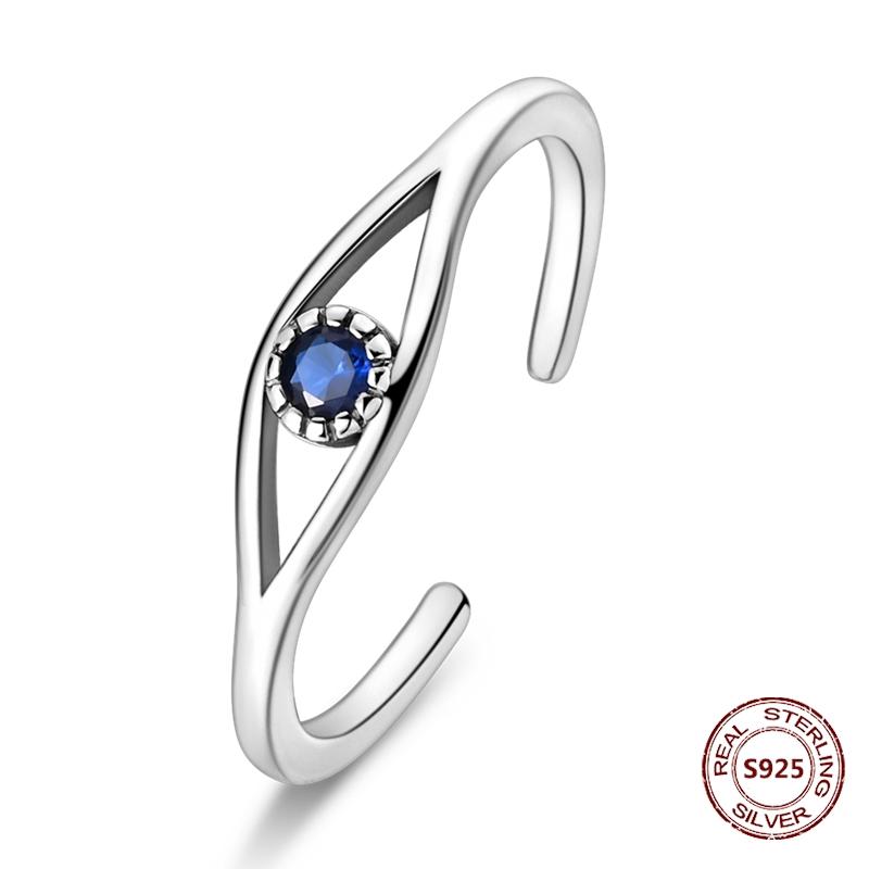 Blue Eyes Adjustable Ring Copper Authentic Elephant Turtle Lotus Infinity Love Open Rings Ideal For Women Wedding Jewellery