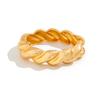 Design Sense Metal Folded Bracelet Bracelet Exaggerated Thread Twist Line Circle Bracelet Female
