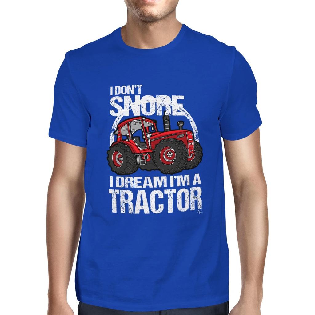 1Tee Mens I Don't Snore I Dream I Am A Tractor Farming T-Shirt