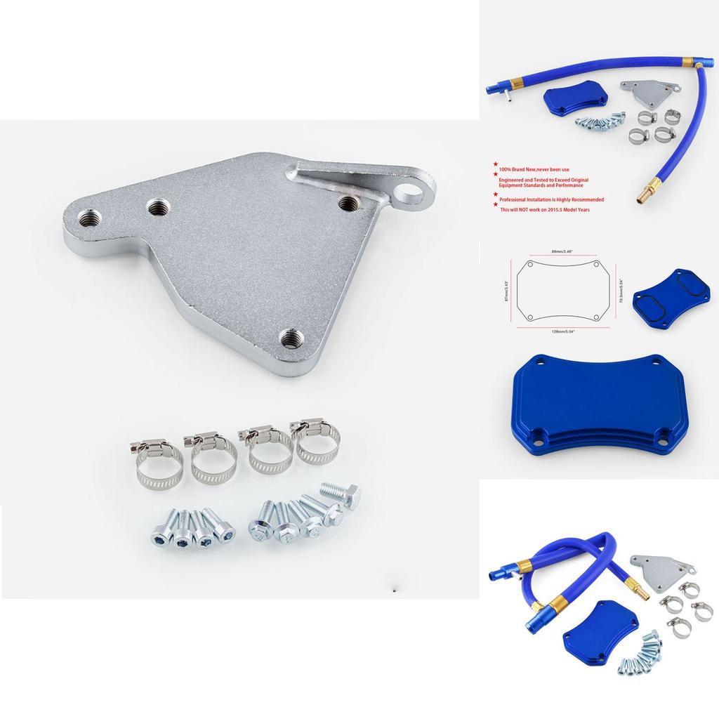 Premium Quality Egr Valve Cooler Delete Kit For 2011-15 Silverado Sierra