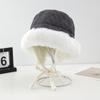 Warm Fleece-Lined Versatile Fisherman Hat with Ear Protection for Autumn and Winter