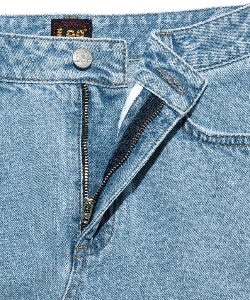 Lee Denim Damaged Mini Skirt Indigo Light