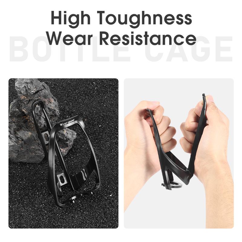WEST BIKING Ultralight Bike Bottle Cage PC Bicycle Bottle Holder Mountain Folding Bike Cage  Bracket Frame Mounting Bike Parts