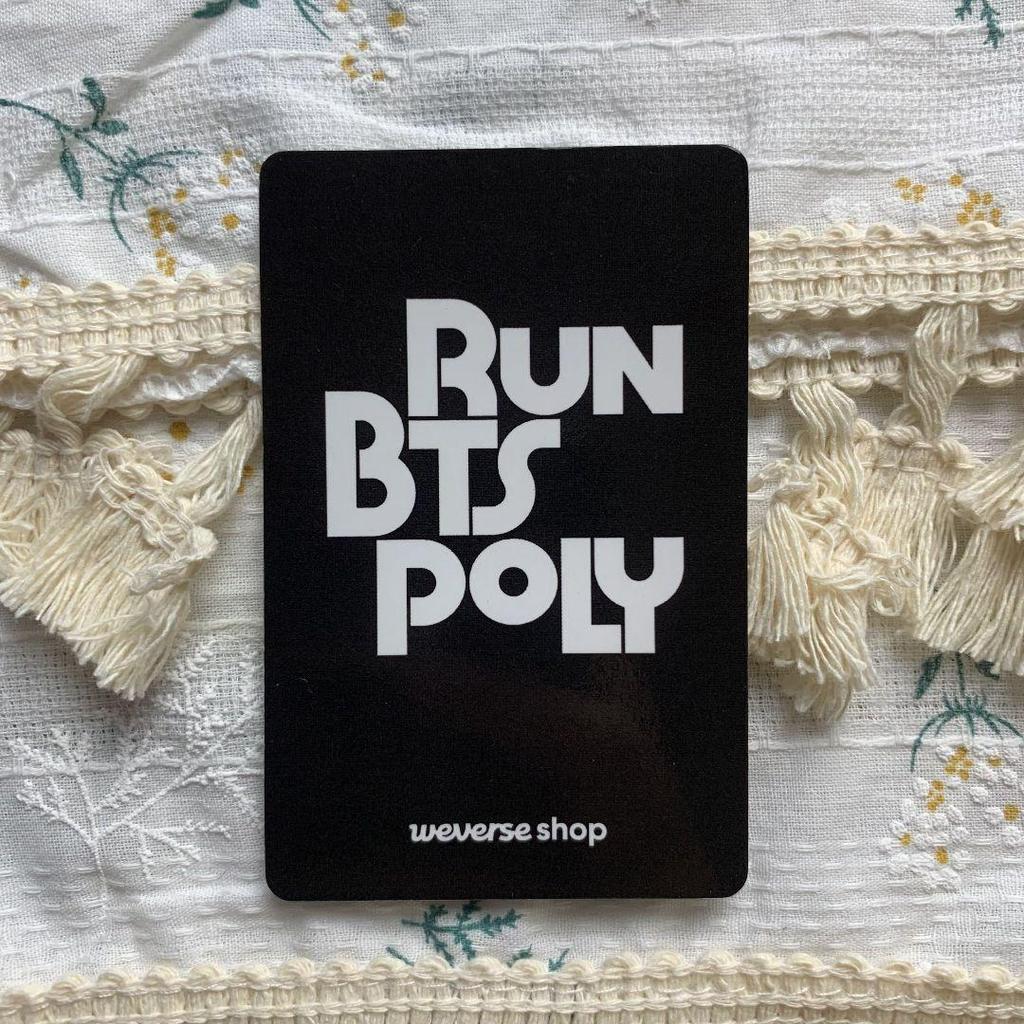 [USED] RUN BTS POLY Highlight Package Trading Card Jimin