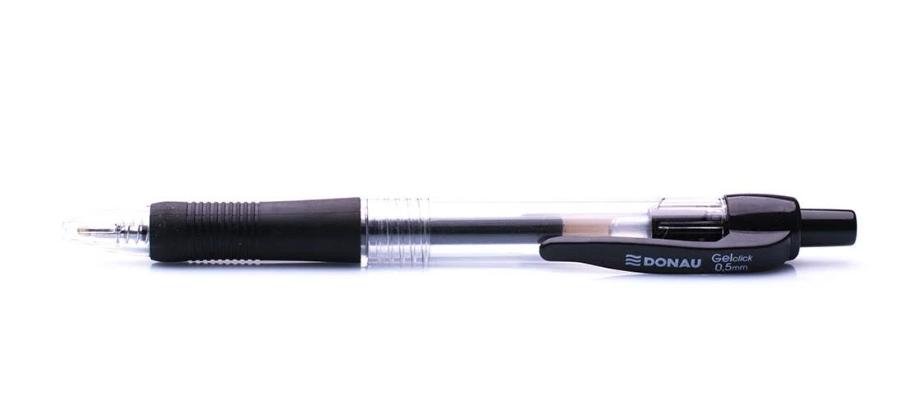 Donau Black Gelclick Automatic Gel Pen 0.5 Mm