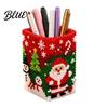 Educational Craft Supplies Bead Embroidery Kit DIY Pen Holder 3D Beaded Tiny Pencil Fine Motor