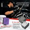 Automotive Scraper Blade Set with 1 Scraper 1 Scraper Handle 1 File 6 Square Dot Sandpaper Pieces for Car Removing Stains Joints