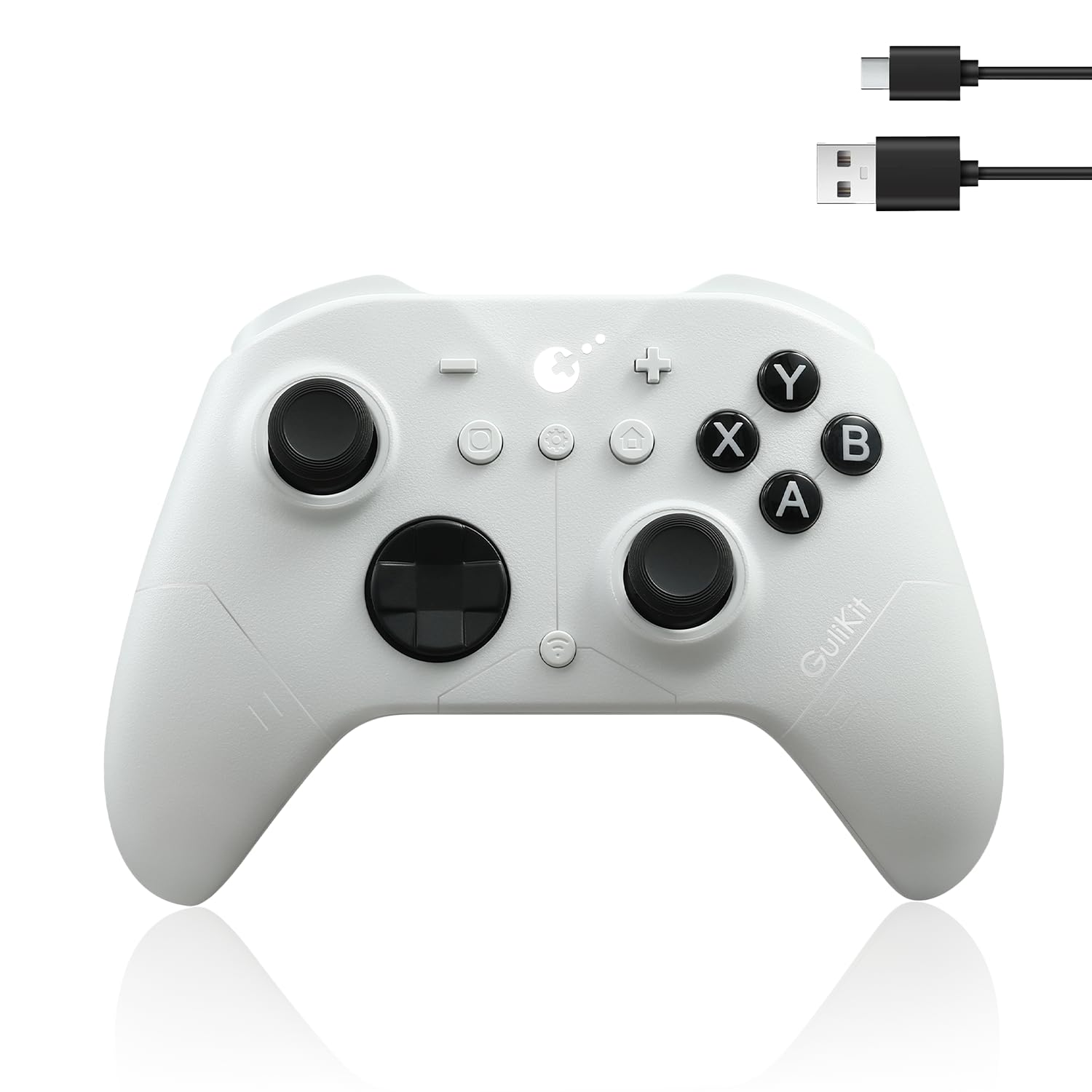 

GuliKit ES Pro Wireless/Wired Controller [Competitive Speed] TMR Sticks, Drift Prevention, Switch/Switch 2 Sleep Wake, Turbo Auto-Fire, 6-Axis Gyro, A