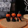 Halloween Miniature Devils Gentleman Doll Set Home Party Tabletop Resin Craft Ornaments