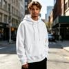 Herren Freizeit Sport Kapuzenpullover Langarm Rundhals Pullover Sweatshirt