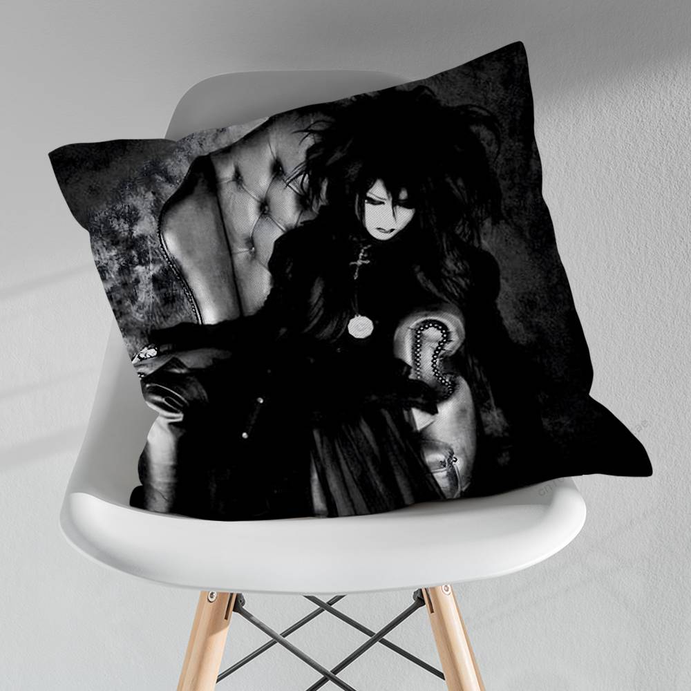 Guitarist MMana Gothic Art Throw Pillow Case Living Room Sofa Cushion Cover For Home Bedroom Decoration Protector